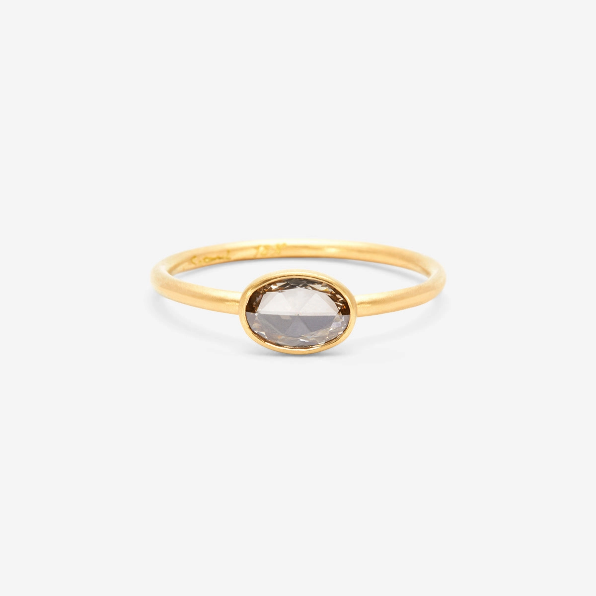 0.29 Carat One-of-a-Kind Rose Cut Brown Diamond Ring | DR65-OOAK