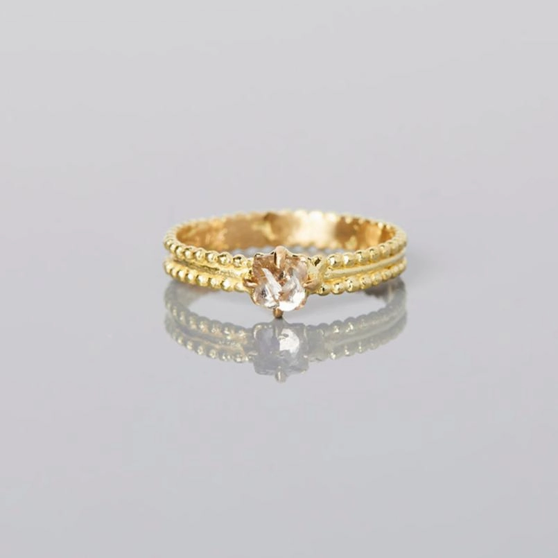 0.36 Carat 15th Anniversary One-of-a-Kind Brown Diamond Ring | BDR14-OOAK