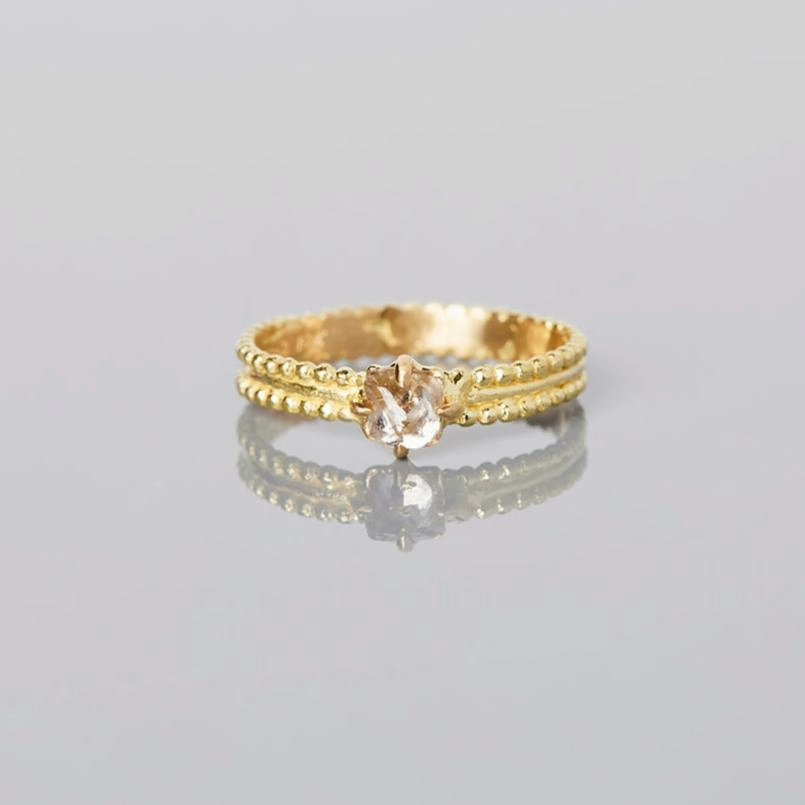 0.36 Carat 15th Anniversary One-of-a-Kind Brown Diamond Ring | BDR14-OOAK