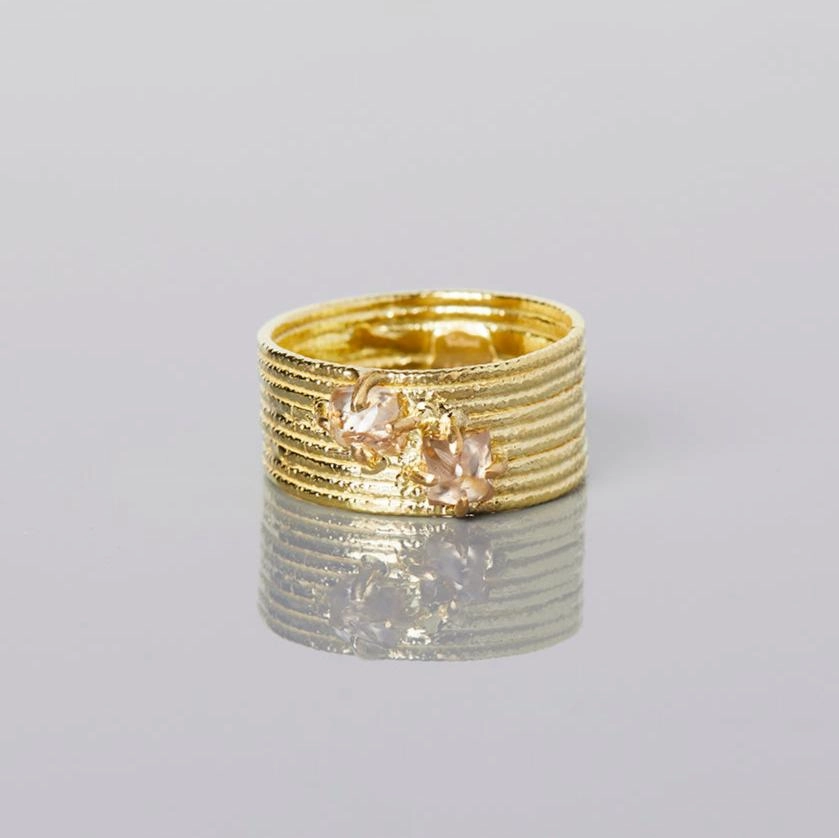 0.43 Carat 15th Anniversary One-of-a-Kind Brown Diamond Ring | BDR23-OOAK