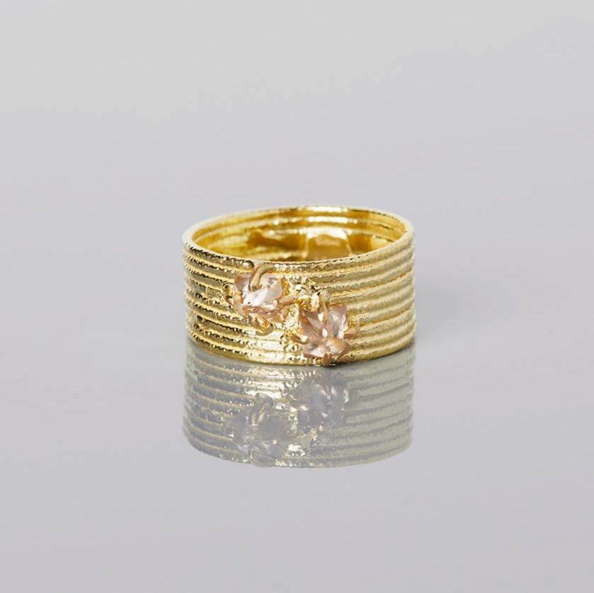 0.43 Carat 15th Anniversary One-of-a-Kind Brown Diamond Ring | BDR23-OOAK