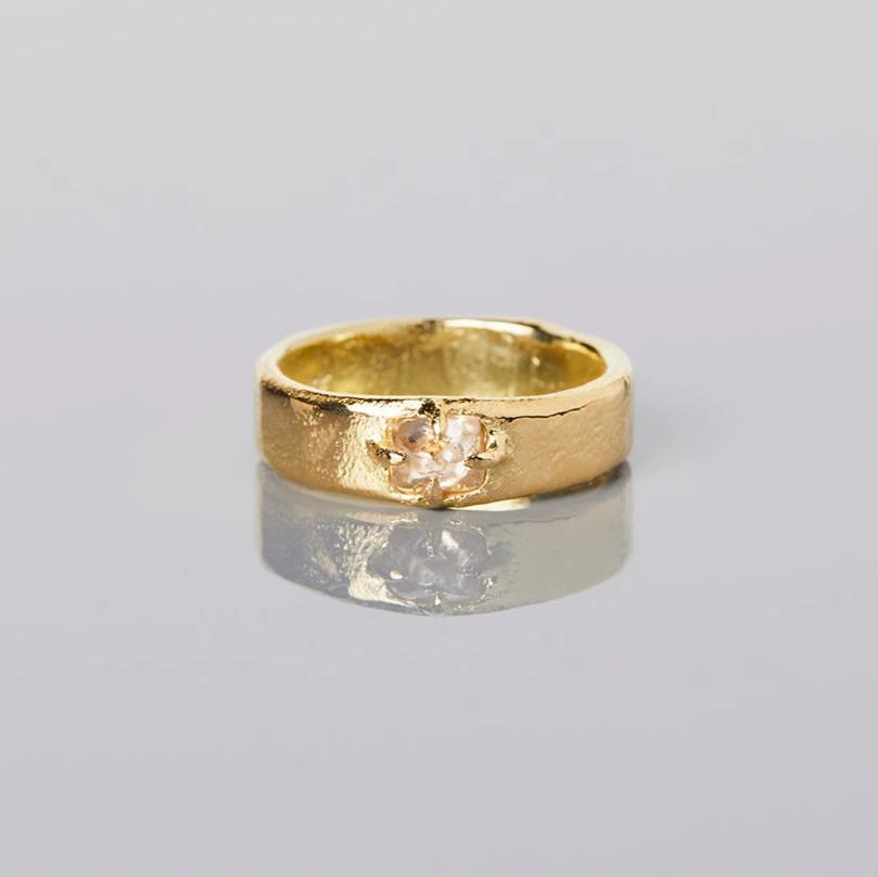 0.49 Carat 15th Anniversary One-of-a-Kind Brown Diamond Ring | BDR22-OOAK