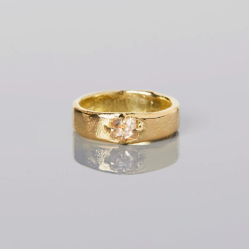 0.49 Carat 15th Anniversary One-of-a-Kind Brown Diamond Ring | BDR22-OOAK
