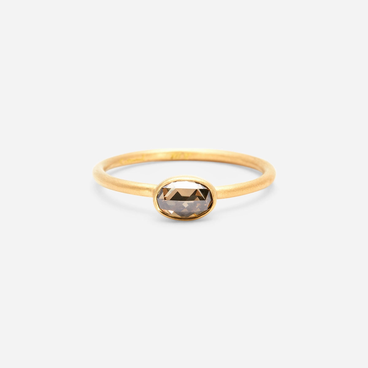 0.51 Carat One-of-a-Kind Rose Cut Brown Diamond Ring | DR62-OOAK