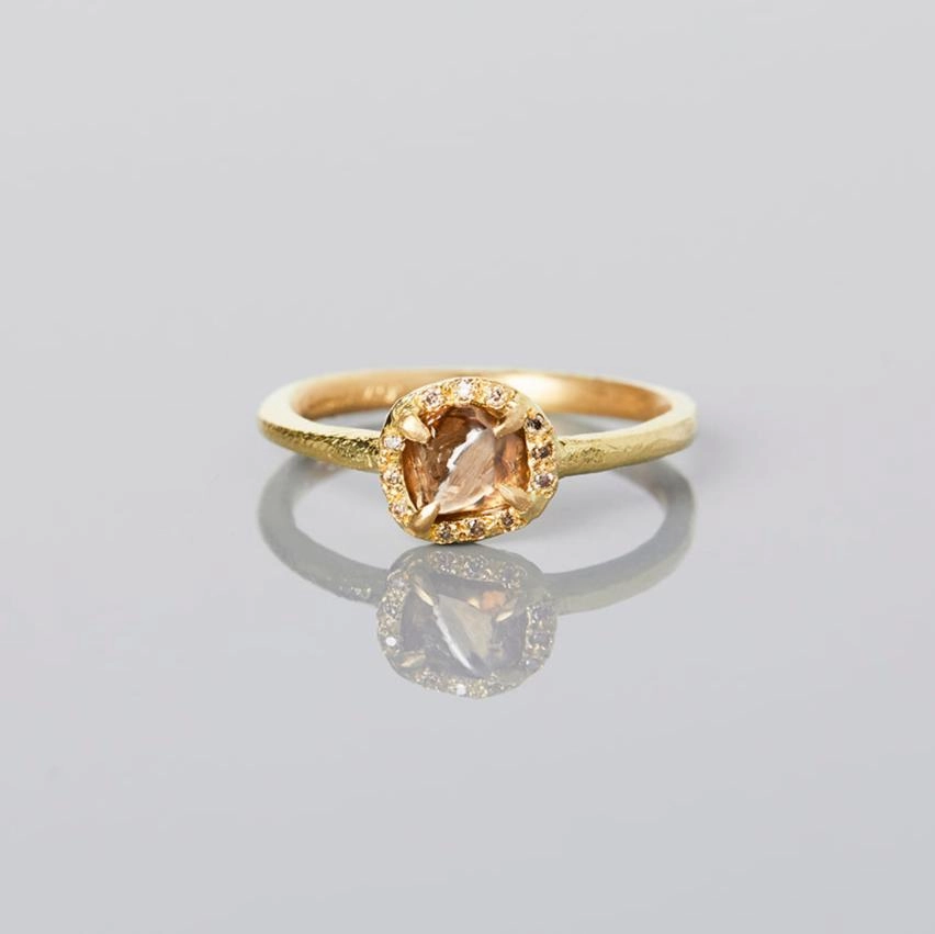 0.55 Carat 15th Anniversary One-of-a-Kind Brown Diamond Ring | BDR19-OOAK