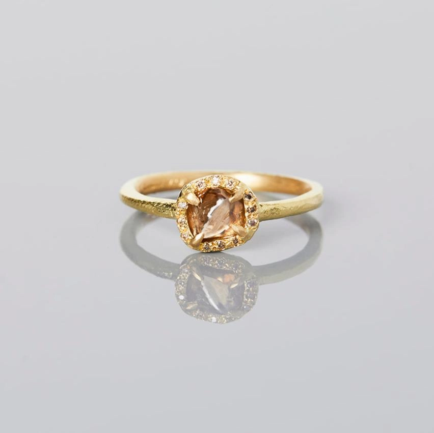 0.55 Carat 15th Anniversary One-of-a-Kind Brown Diamond Ring | BDR19-OOAK