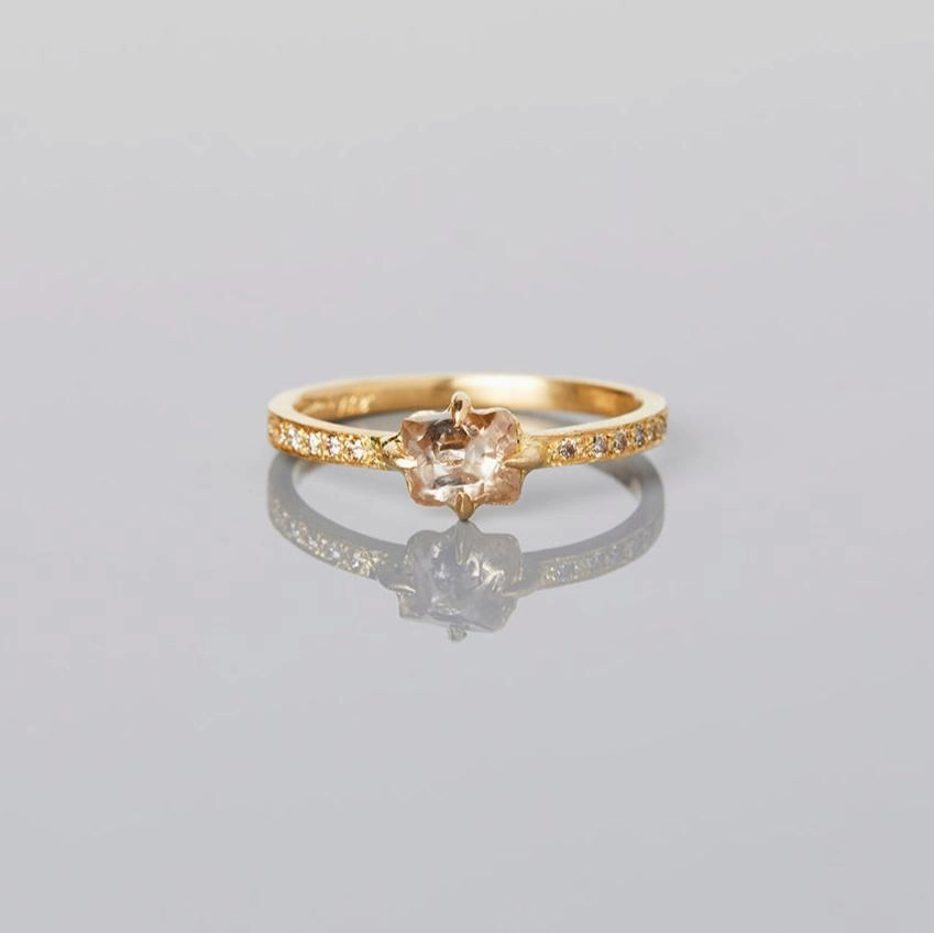 0.63 Carat 15th Anniversary One-of-a-Kind Brown Diamond Ring | BDR16-OOAK