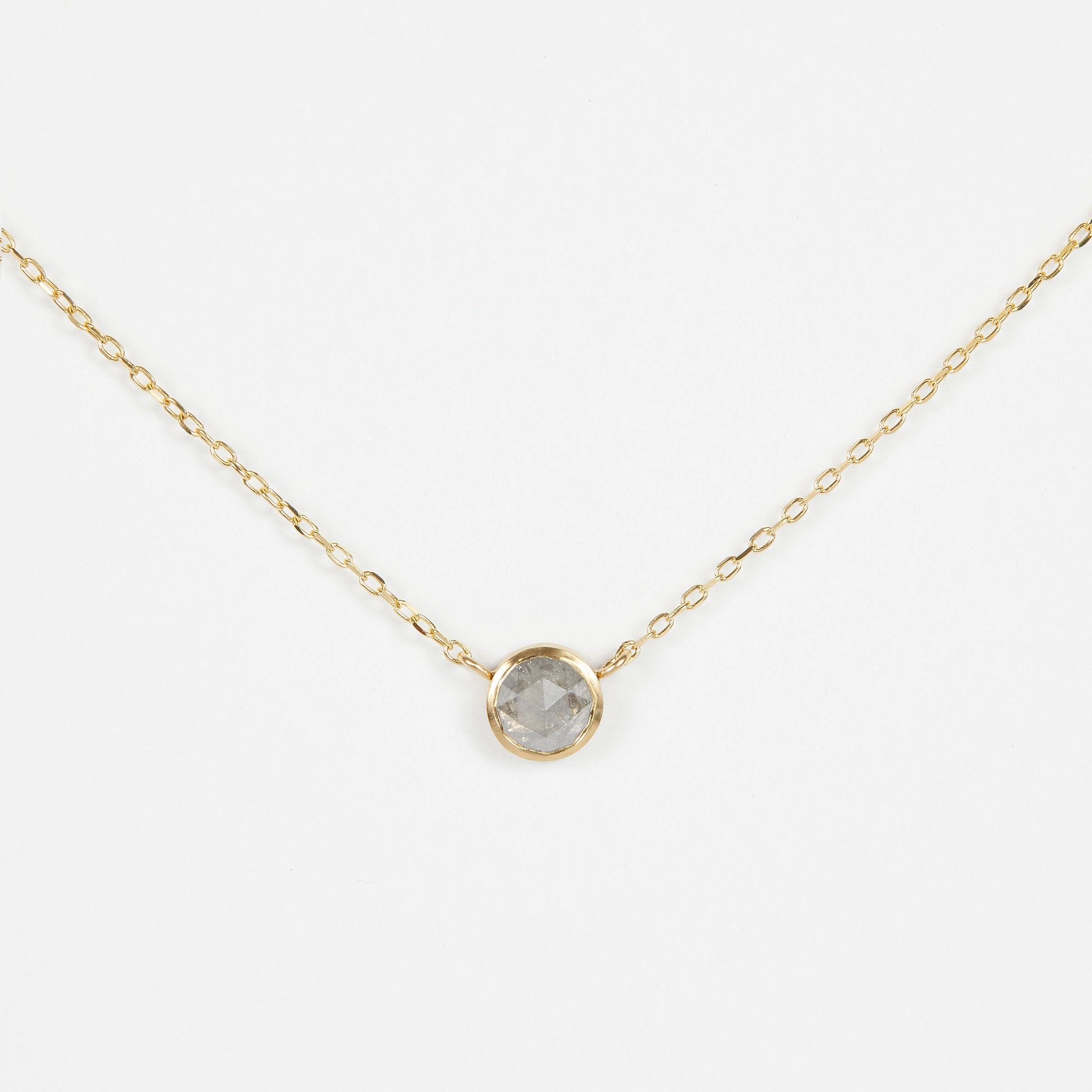 0.63 Carat One-of-a-Kind Rose Cut Diamond Necklace | DN12-OOAK