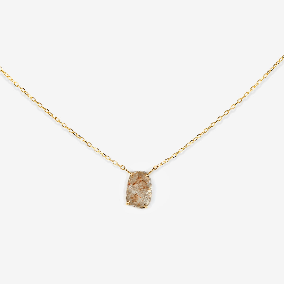 0.65 Carat One-of-a-Kind Diamond Slice Necklace | DN4-OOAK