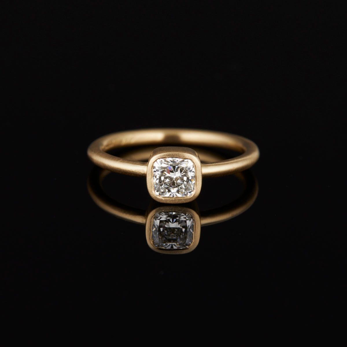 0.75 Carat One-of-a-Kind Cushion Cut Diamond Ring | DR118-OOAK