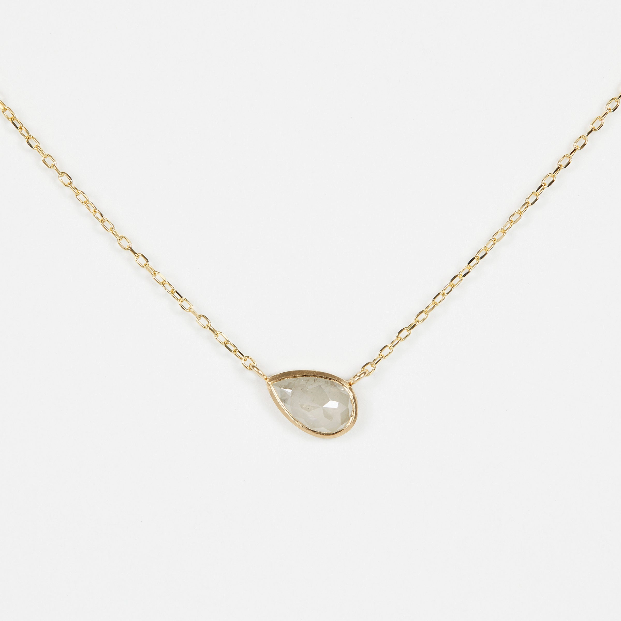 0.77 Carat One-of-a-Kind Rose Cut Diamond Necklace | DN18-OOAK