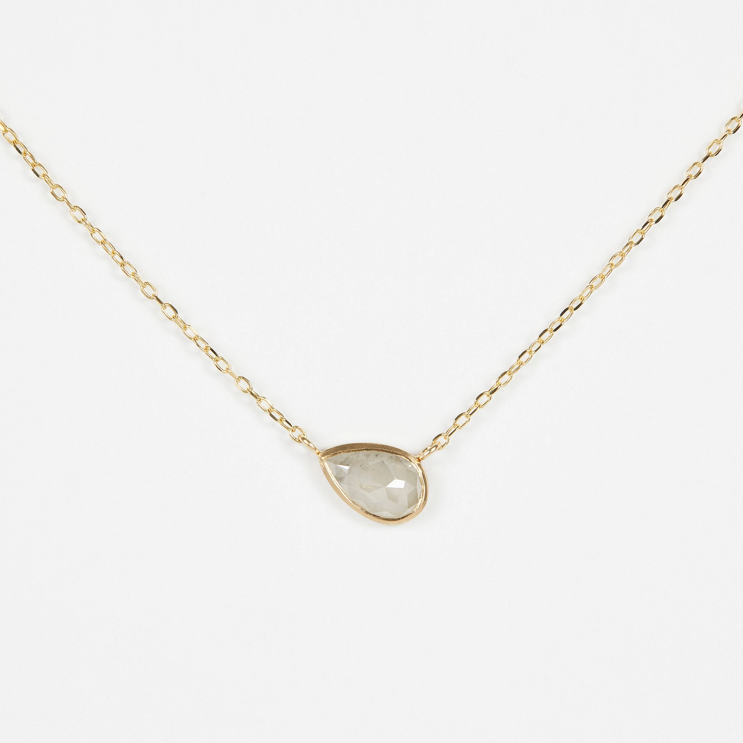 0.77 Carat One-of-a-Kind Rose Cut Diamond Necklace | DN18-OOAK