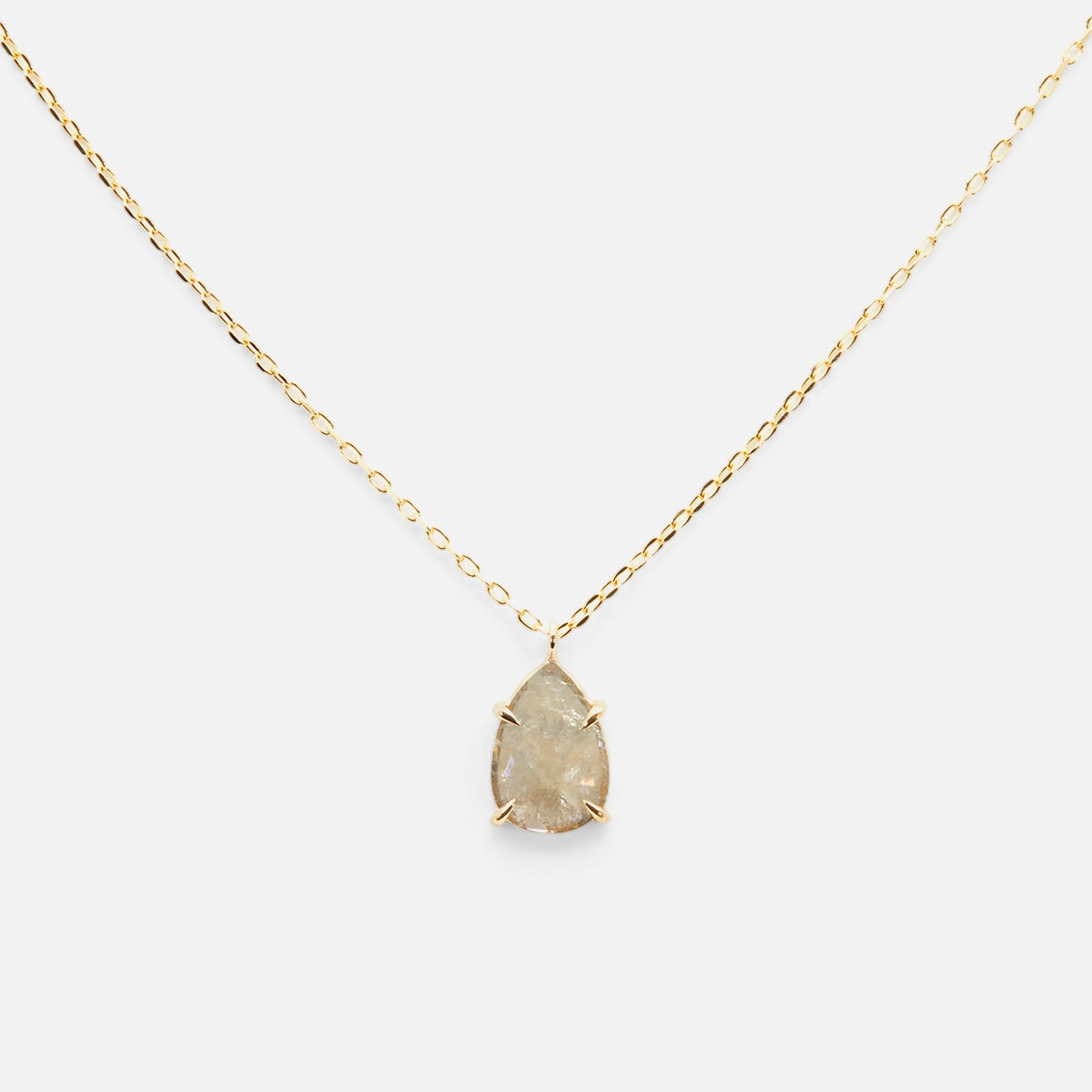 0.78 Carat One-of-a-Kind Diamond Slice Necklace | DN3-OOAK