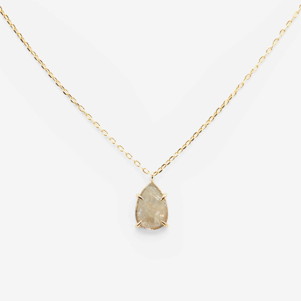 0.78 Carat One-of-a-Kind Diamond Slice Necklace | DN3-OOAK