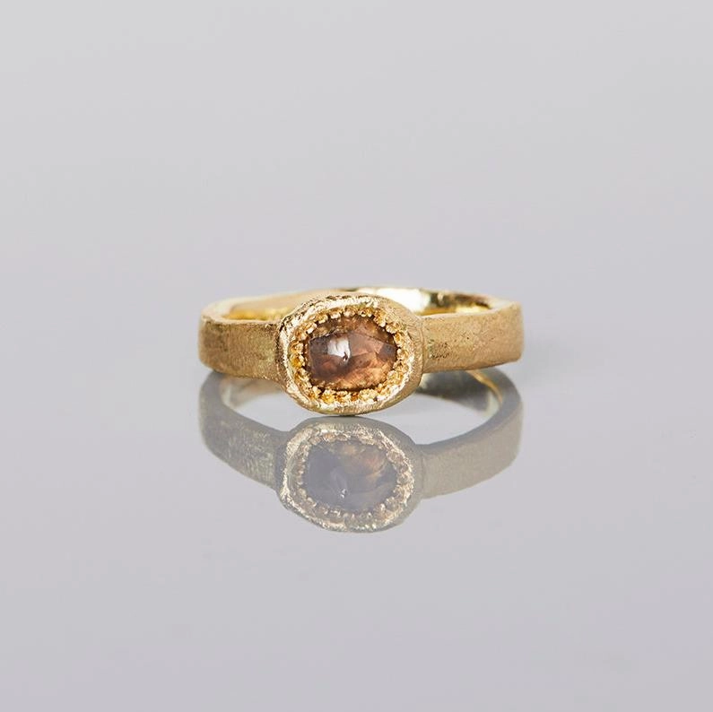 0.8 Carat 15th Anniversary One-of-a-Kind Brown Diamond Ring | BDR24-OOAK
