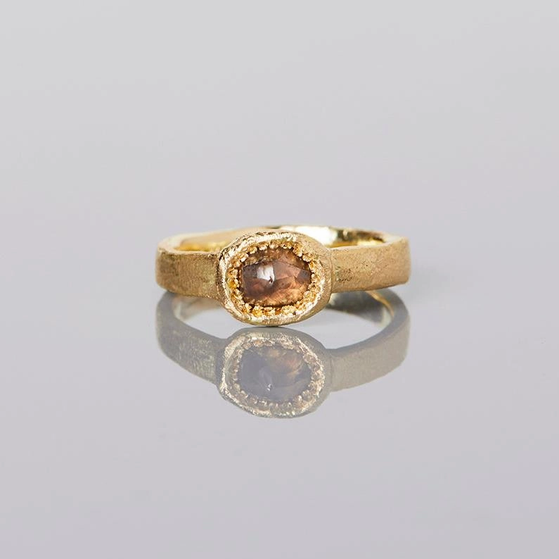 0.8 Carat 15th Anniversary One-of-a-Kind Brown Diamond Ring | BDR24-OOAK