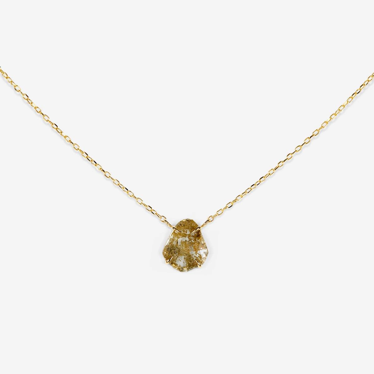 0.91 Carat One-of-a-Kind Diamond Slice Necklace | DN5-OOAK