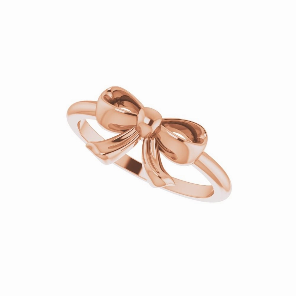 14k Bow Ring
