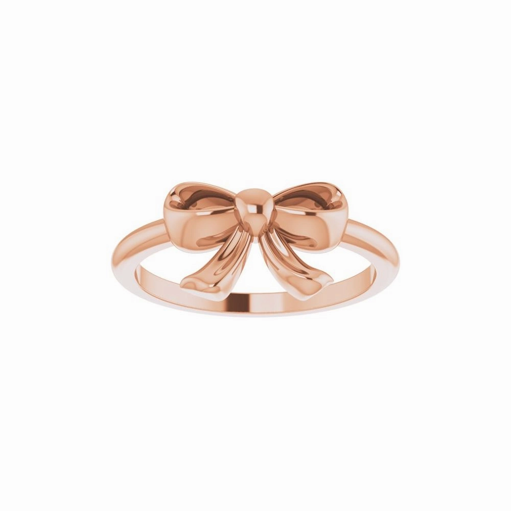 14k Bow Ring