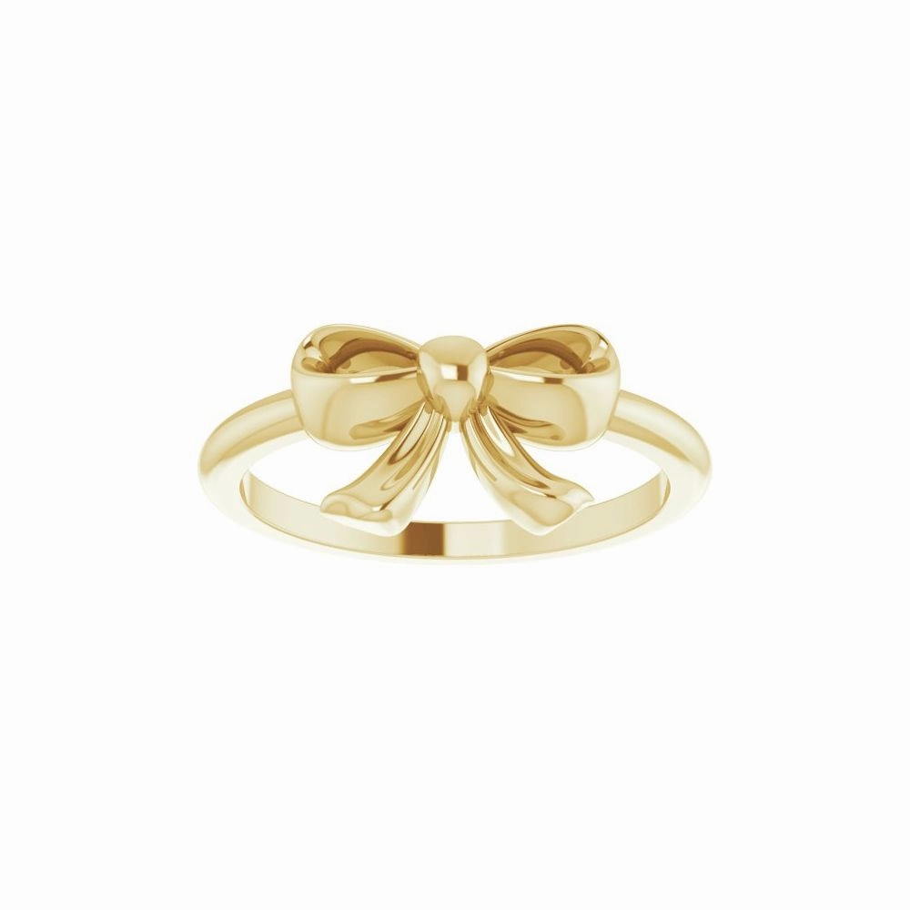 14k Bow Ring