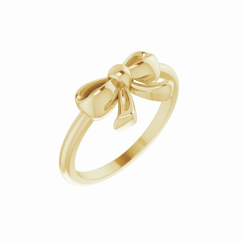 14k Bow Ring