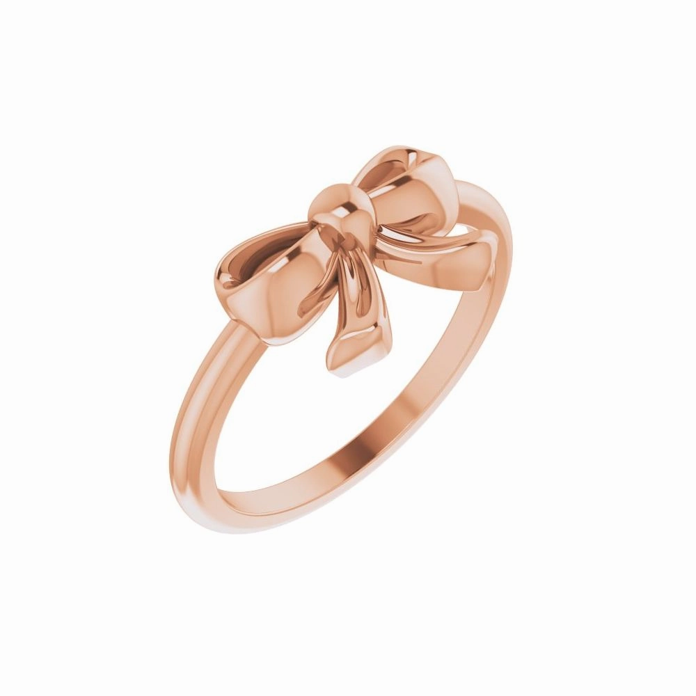 14k Bow Ring