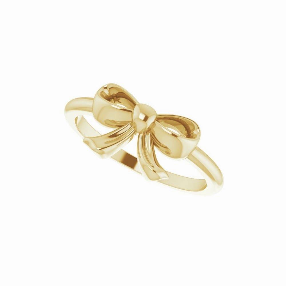 14k Bow Ring