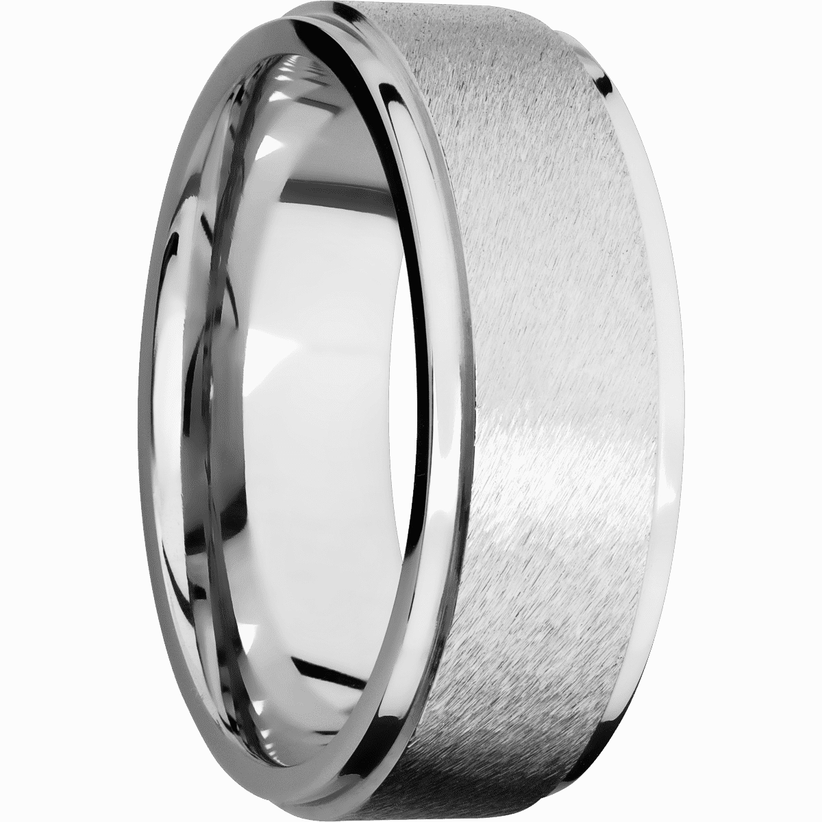 14K White Gold with Anglestone , Polish Finish