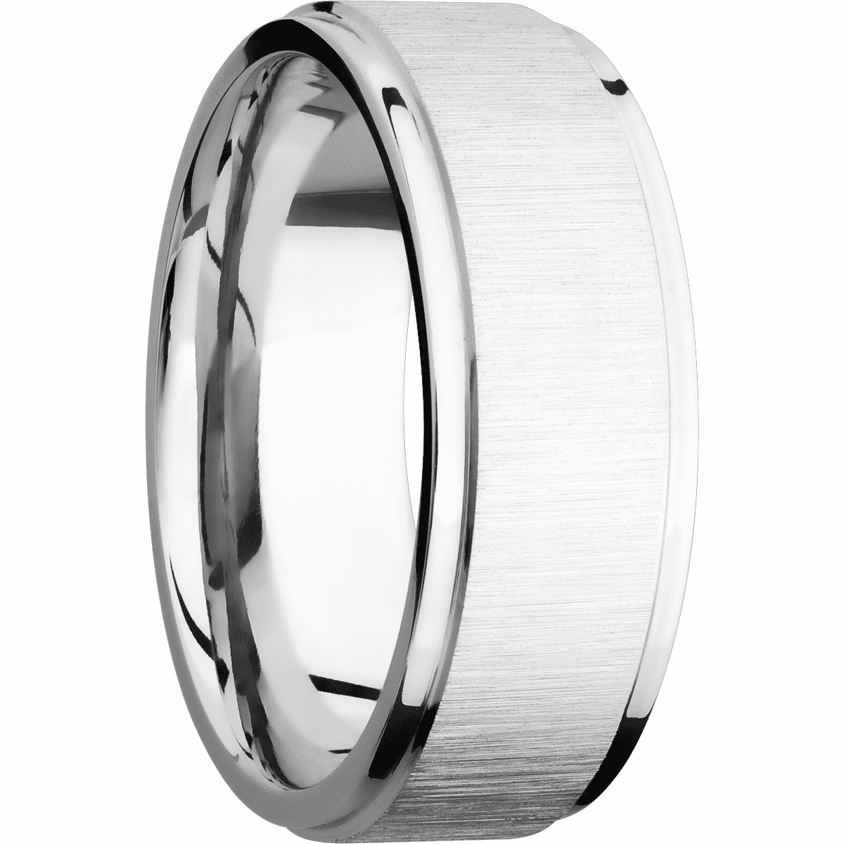 14K White Gold with Crosssatin , Polish Finish