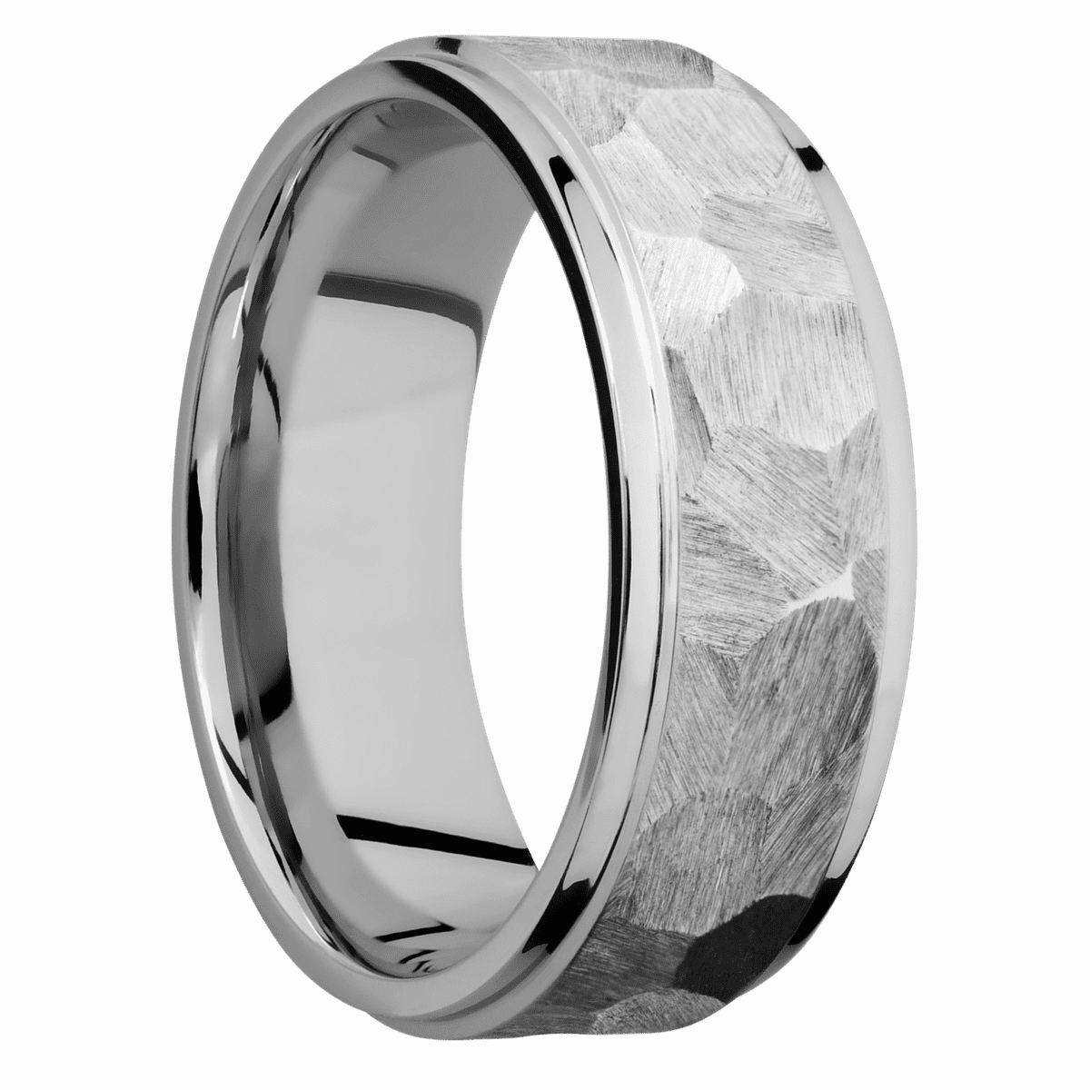 14K White Gold with Rock , Polish Finish
