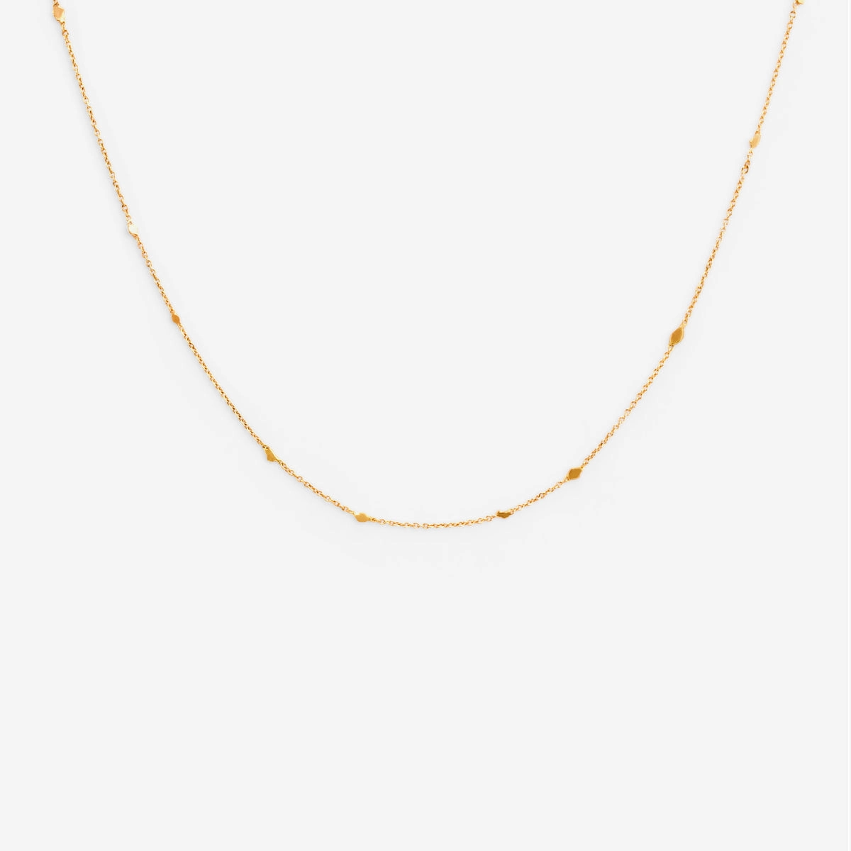 15.5" Little Gold Fleck Necklace | N4201