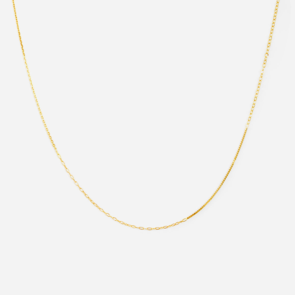16" Mixed Chain Necklace | N5001