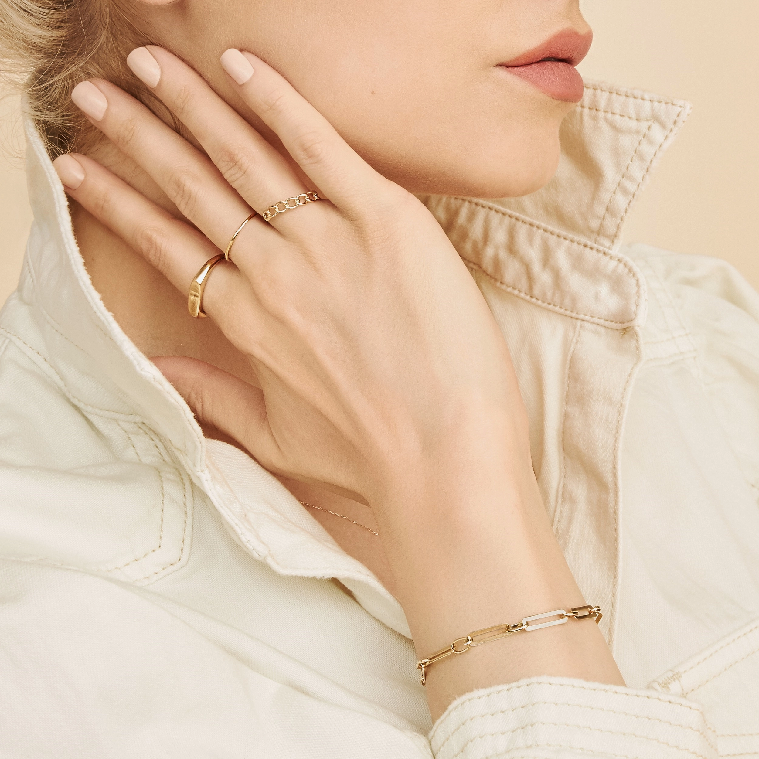 1956 Dainty Curb Link Ring