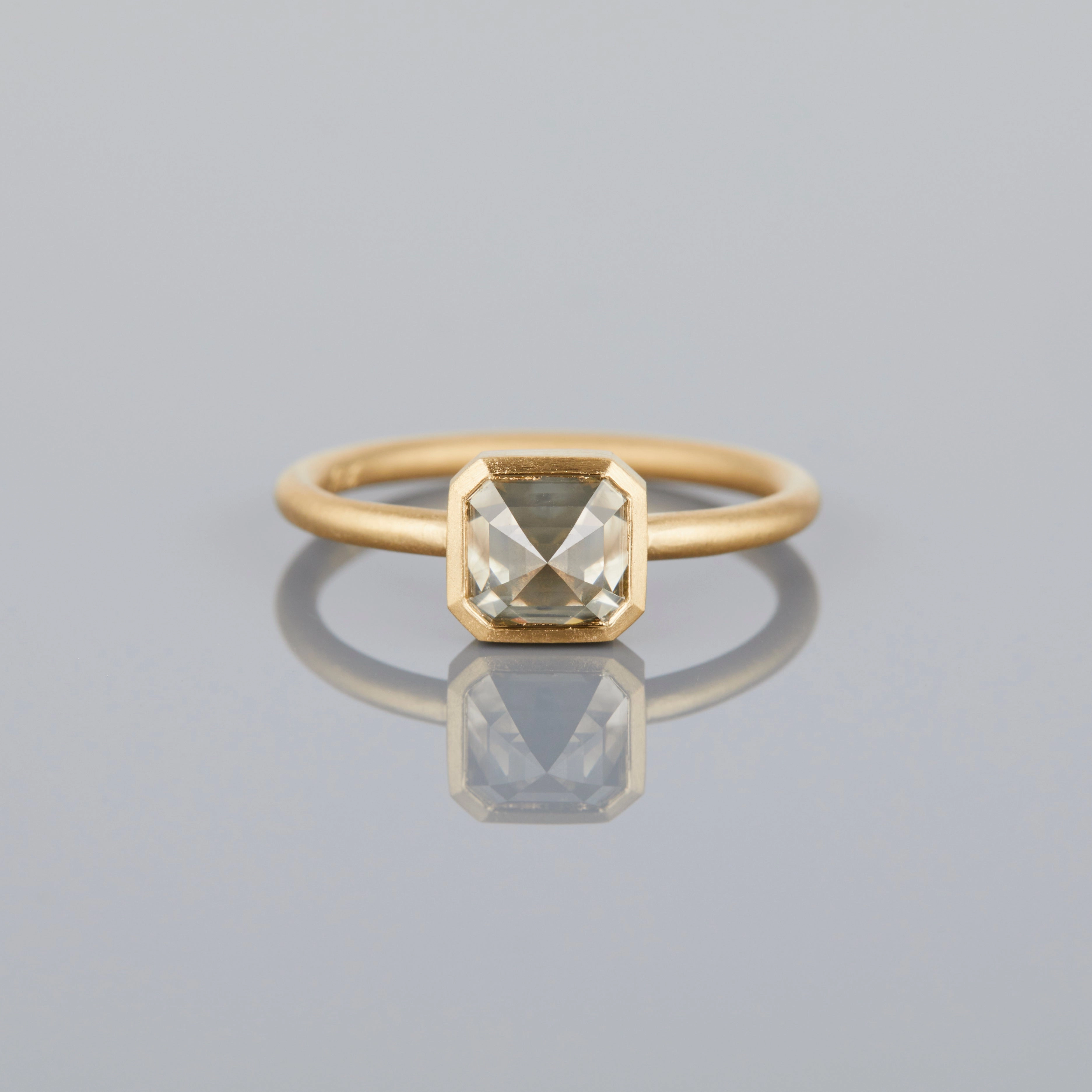 1.18 Carat One-of-a-Kind Mogul Cut Diamond Ring | DR109-OOAK