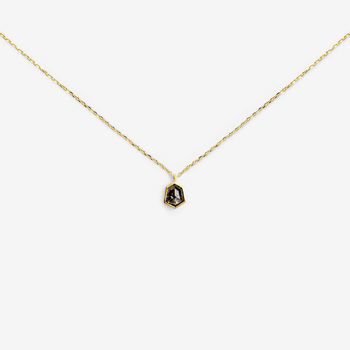 1.24 Carat One-of-a-Kind Rose Cut Diamond Necklace | DN7-OOAK