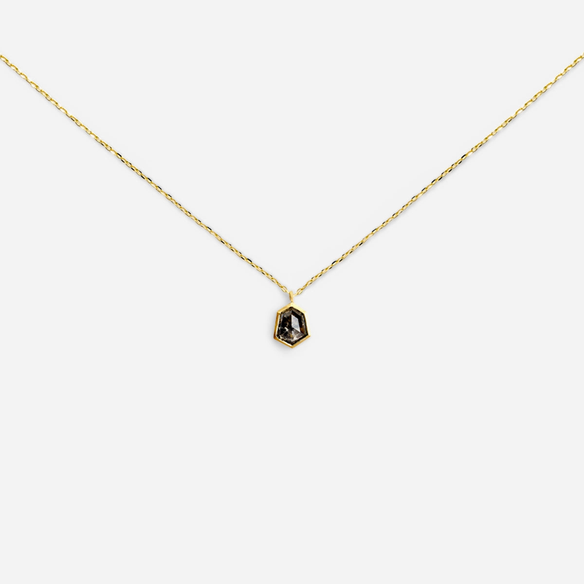 1.24 Carat One-of-a-Kind Rose Cut Diamond Necklace | DN7-OOAK