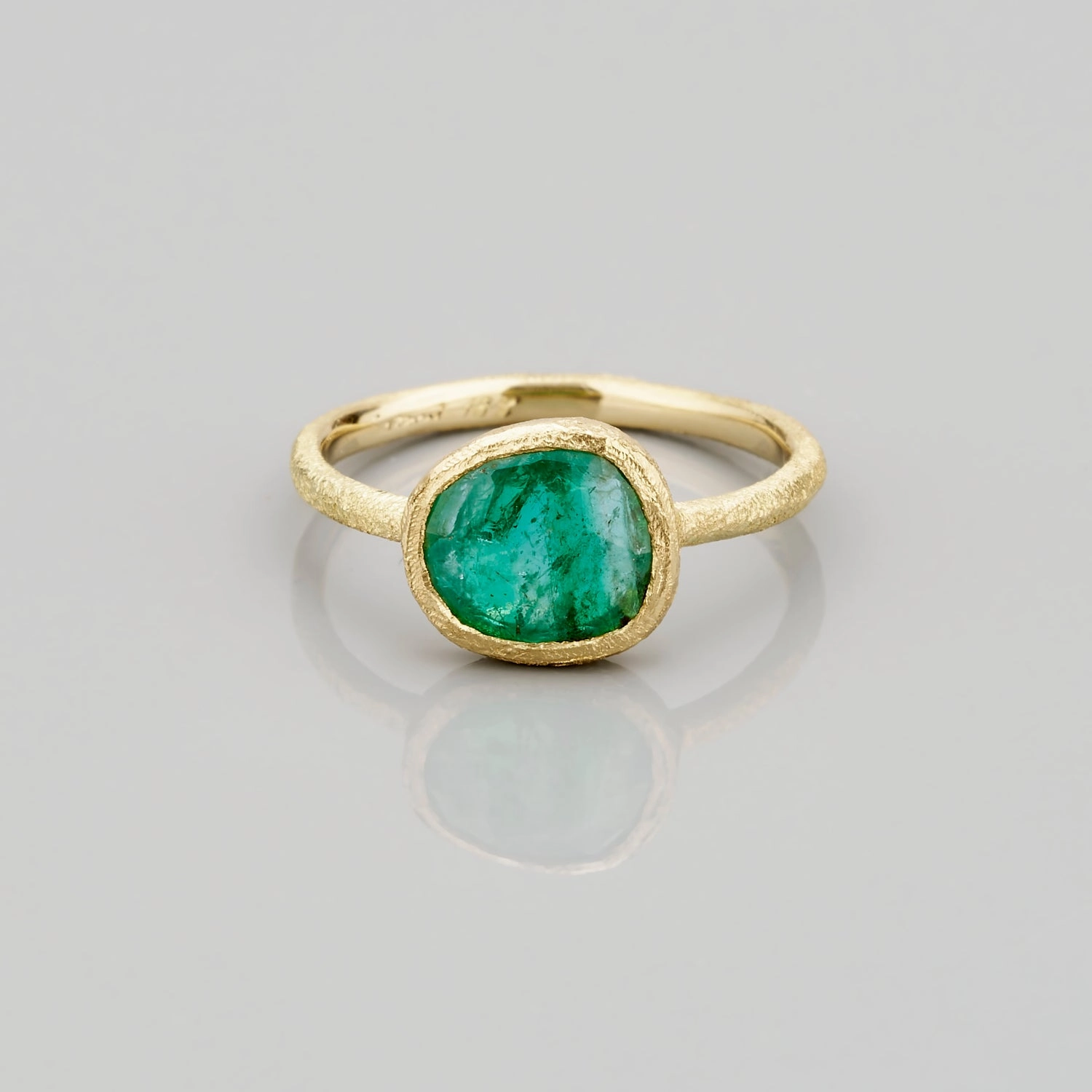 1.25 Carat One-of-a-Kind Emerald Slice Ring | ER30-OOAK