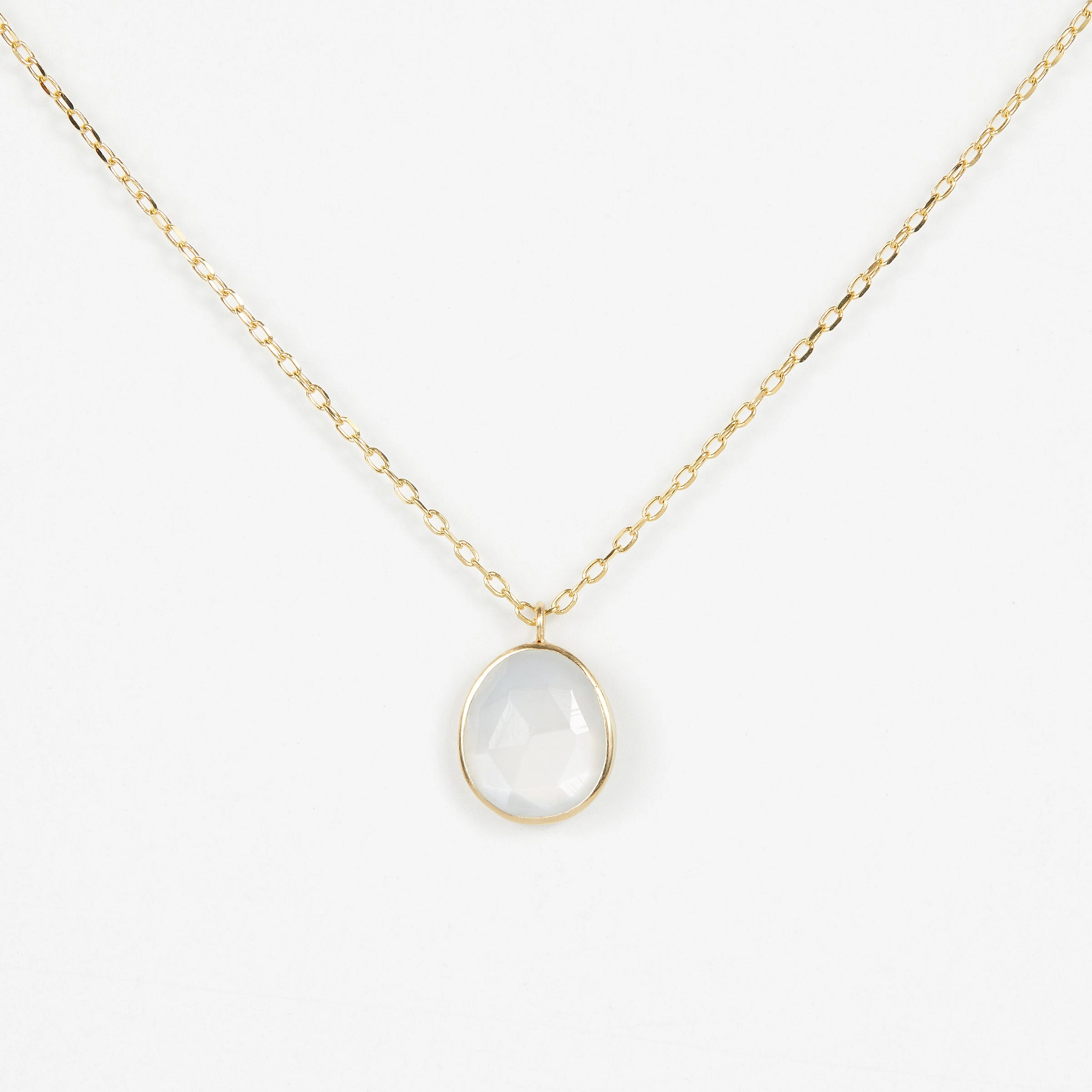 1.39 Carat One-of-a-Kind White Moonstone Necklace | WMN2-OOAK