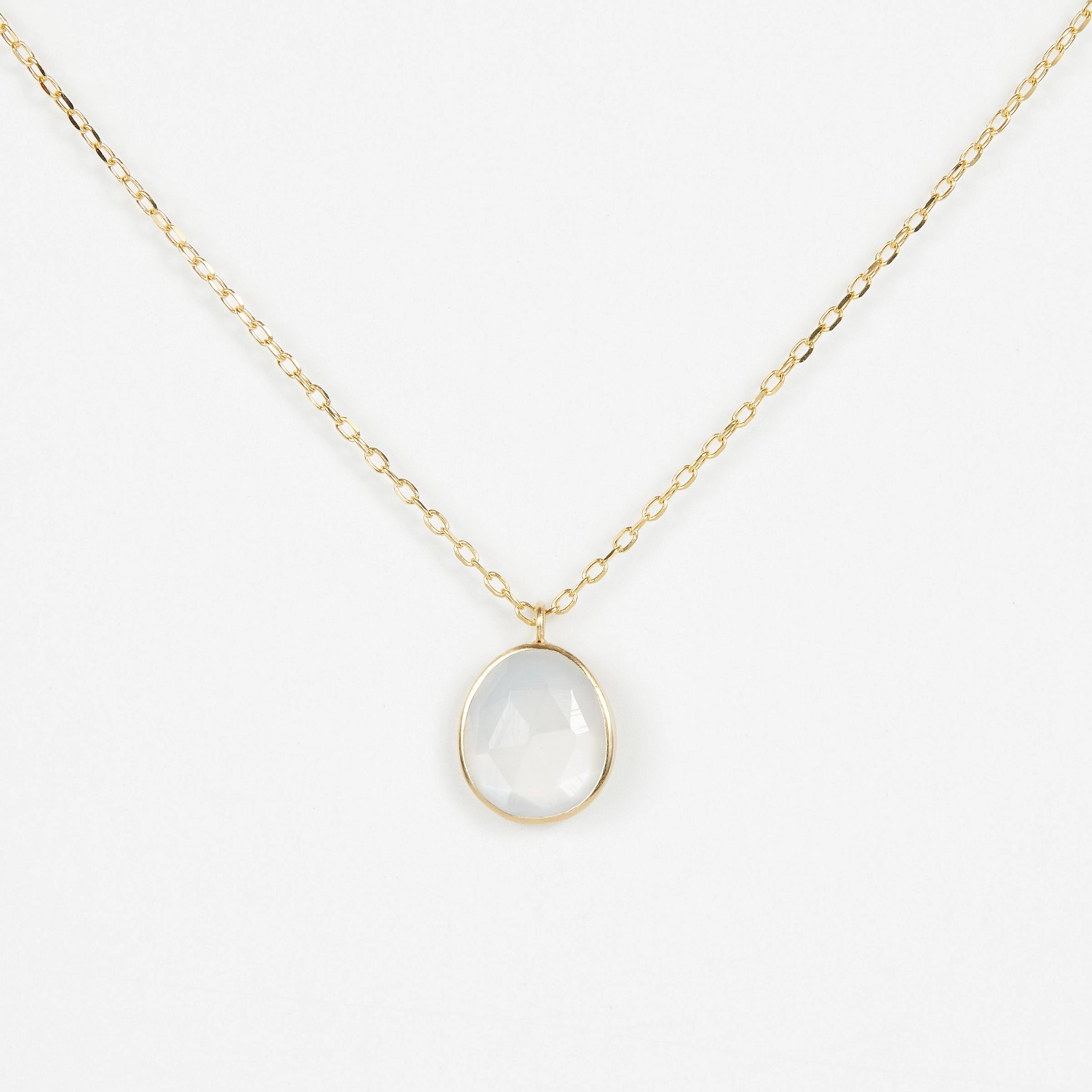 1.39 Carat One-of-a-Kind White Moonstone Necklace | WMN2-OOAK