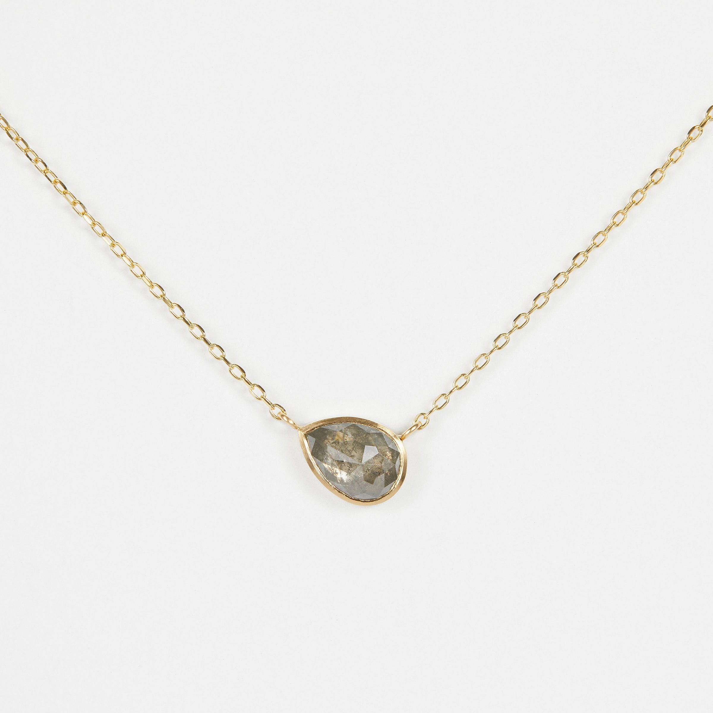 1.44 Carat One-of-a-Kind Rose Cut Diamond Necklace | DN20-OOAK