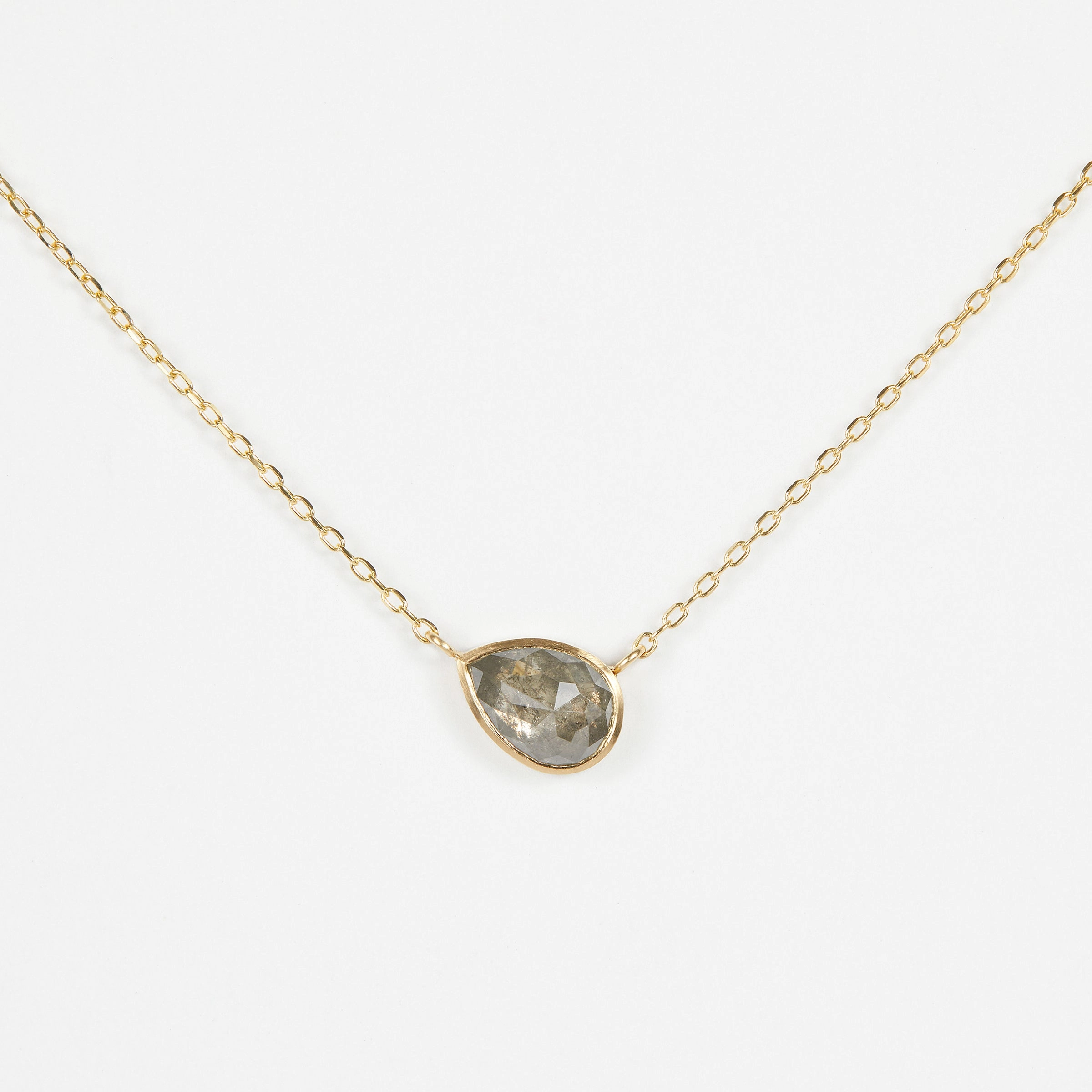 1.44 Carat One-of-a-Kind Rose Cut Diamond Necklace | DN20-OOAK
