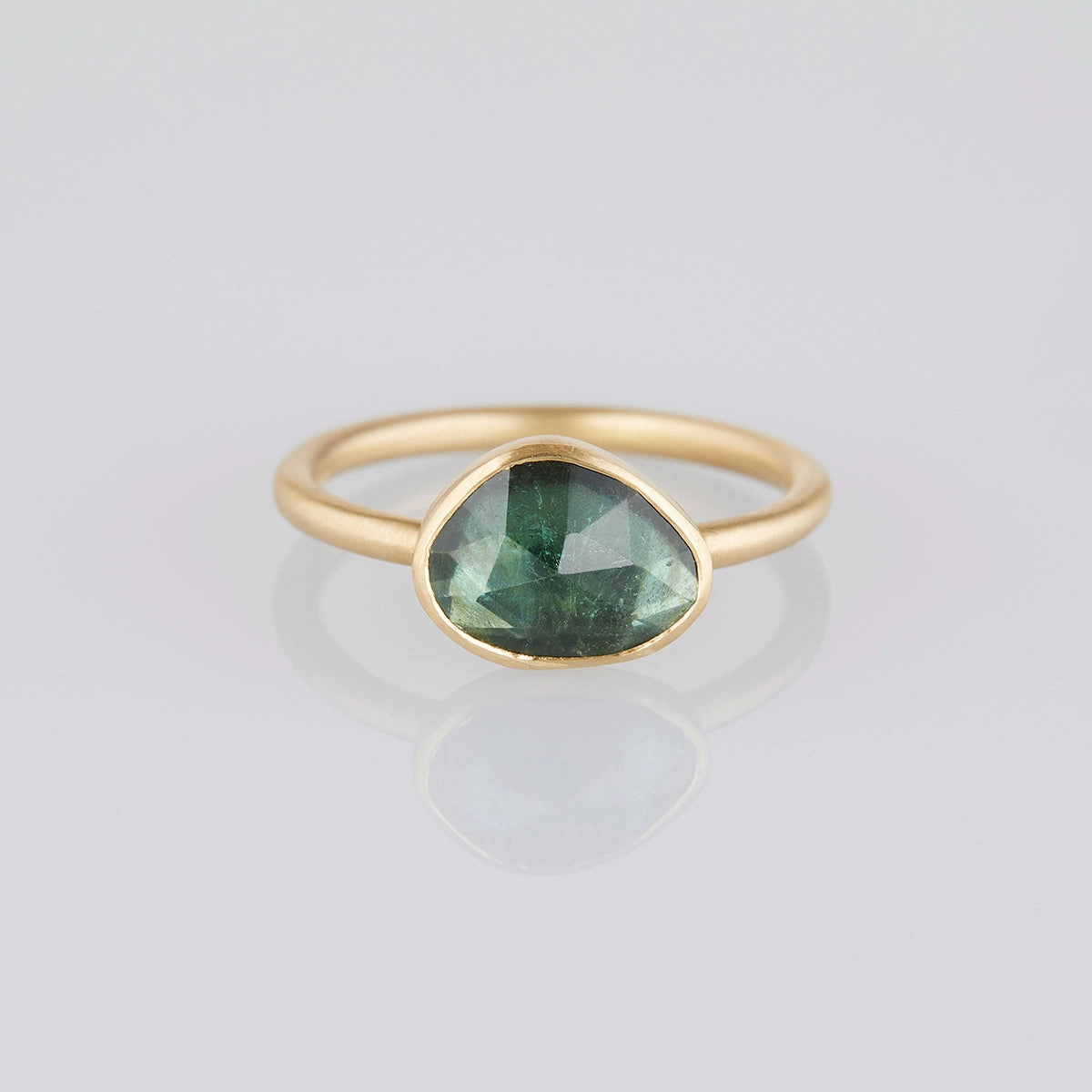 1.45 Carat One-of-a-Kind Green Tourmaline Ring | TR88-OOAK