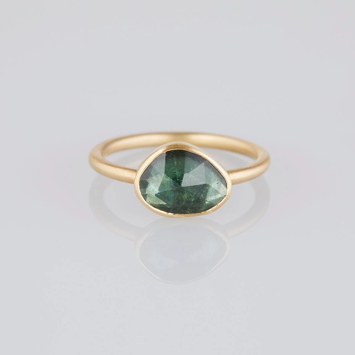 1.45 Carat One-of-a-Kind Green Tourmaline Ring | TR88-OOAK