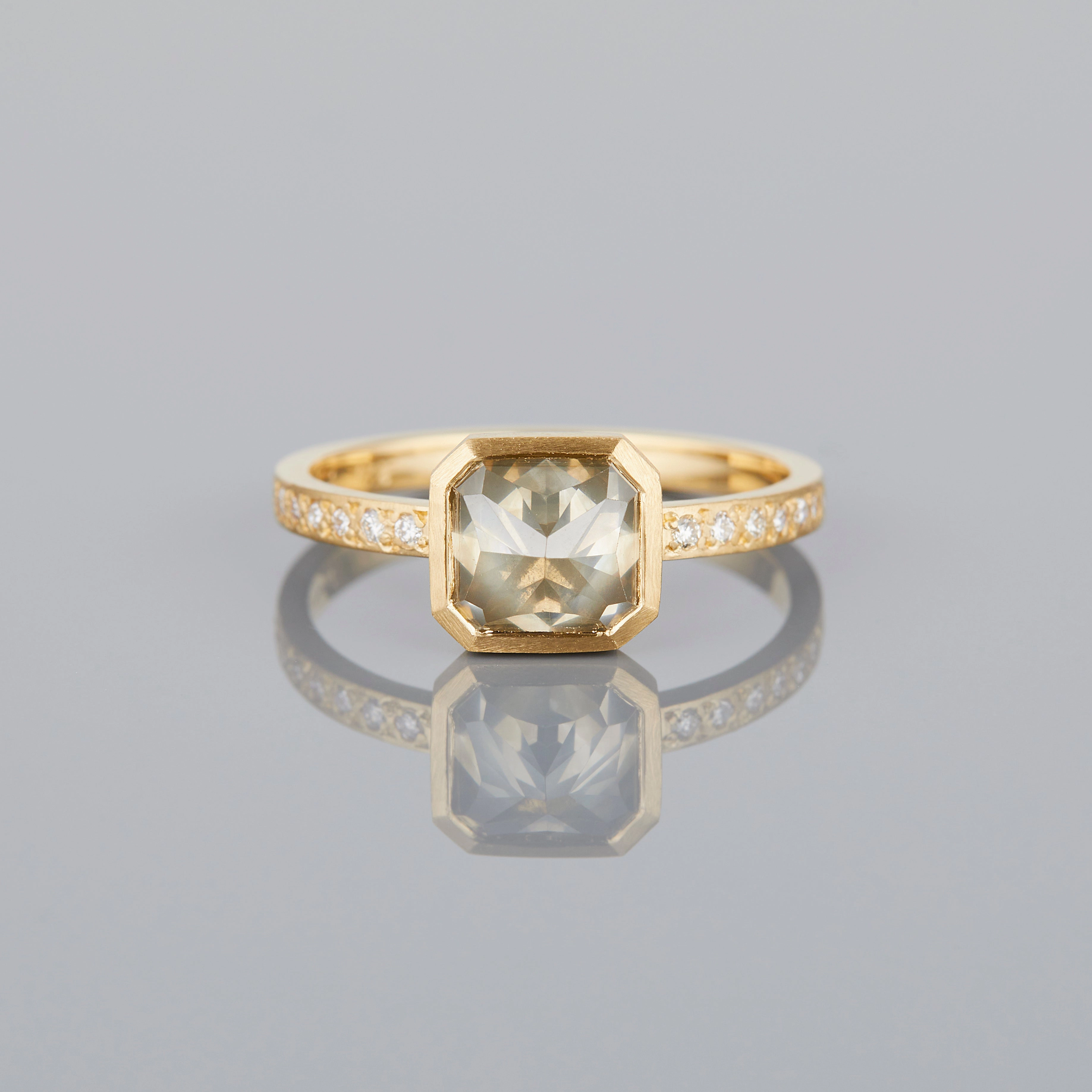 1.49 Carat One-of-a-Kind Mogul Cut Diamond Ring | DR111-OOAK