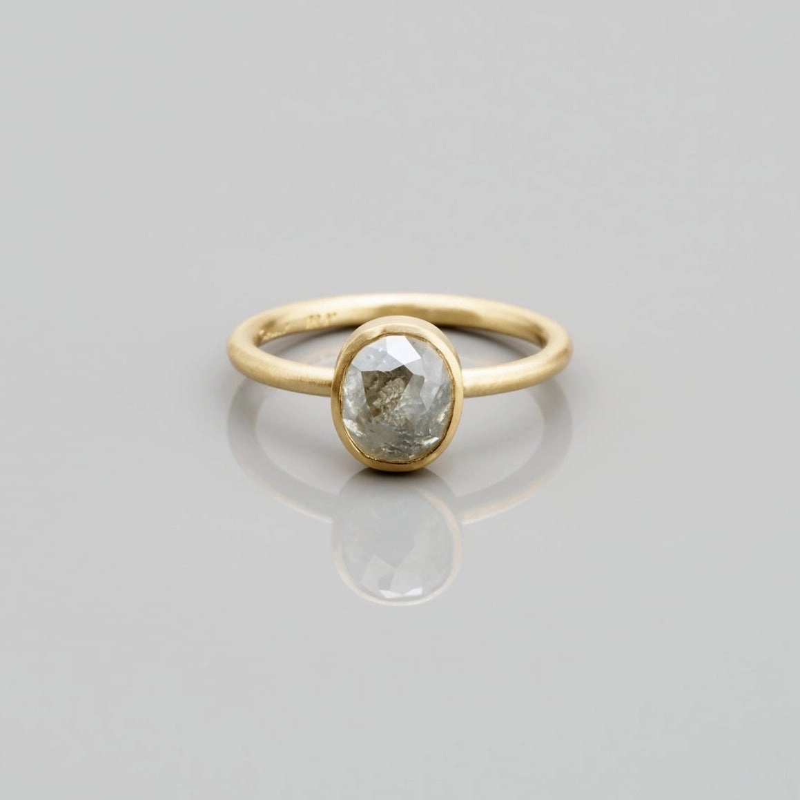 1.95 Carat One-of-a-Kind Rose Cut White Diamond Ring | DR159-OOAK
