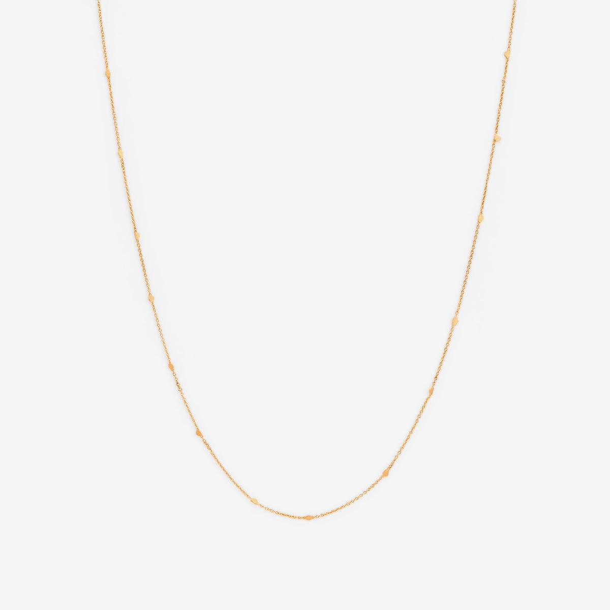 29" Little Gold Fleck Necklace | N4203