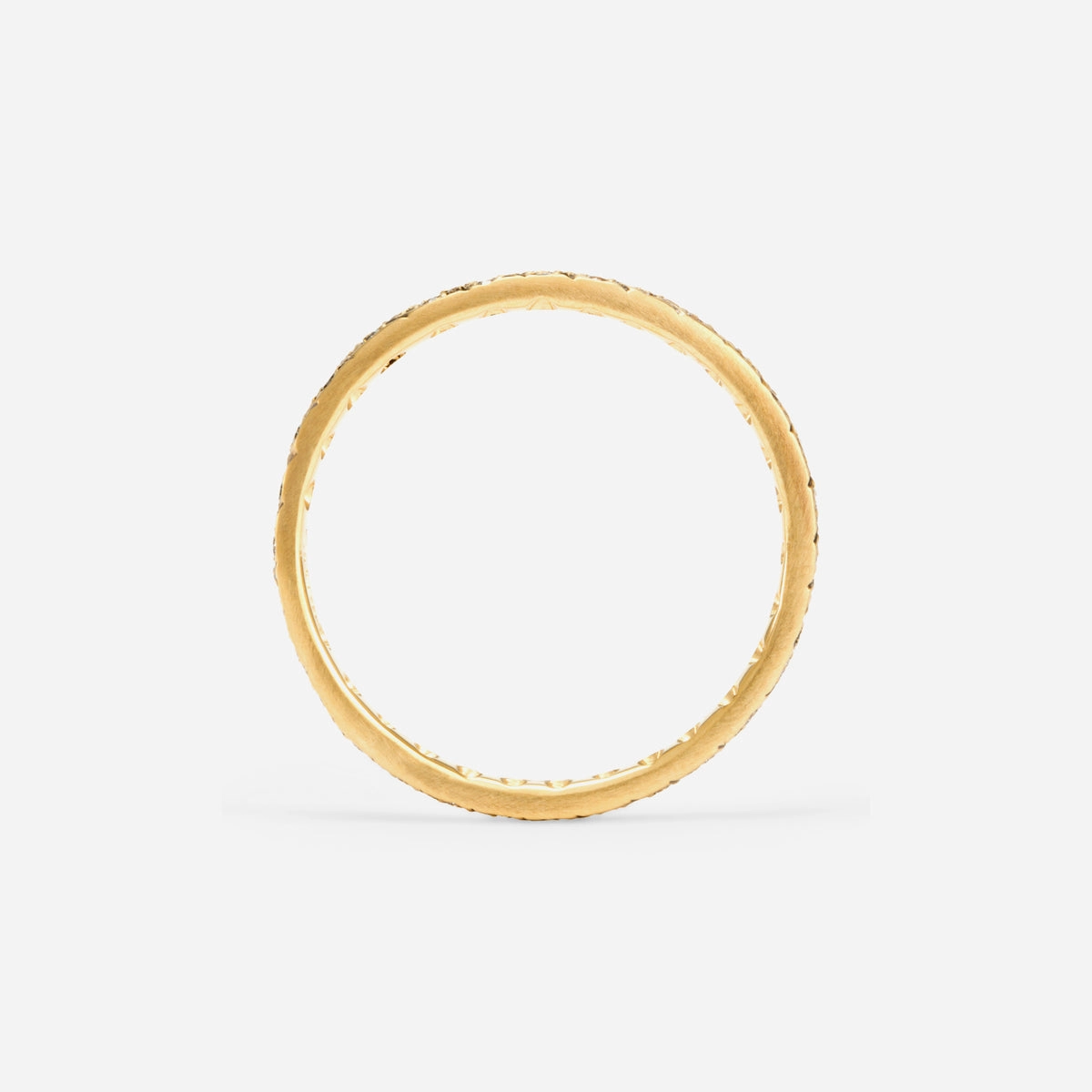 2.2mm Diagonal Antiqued Diamond Band | R8901W