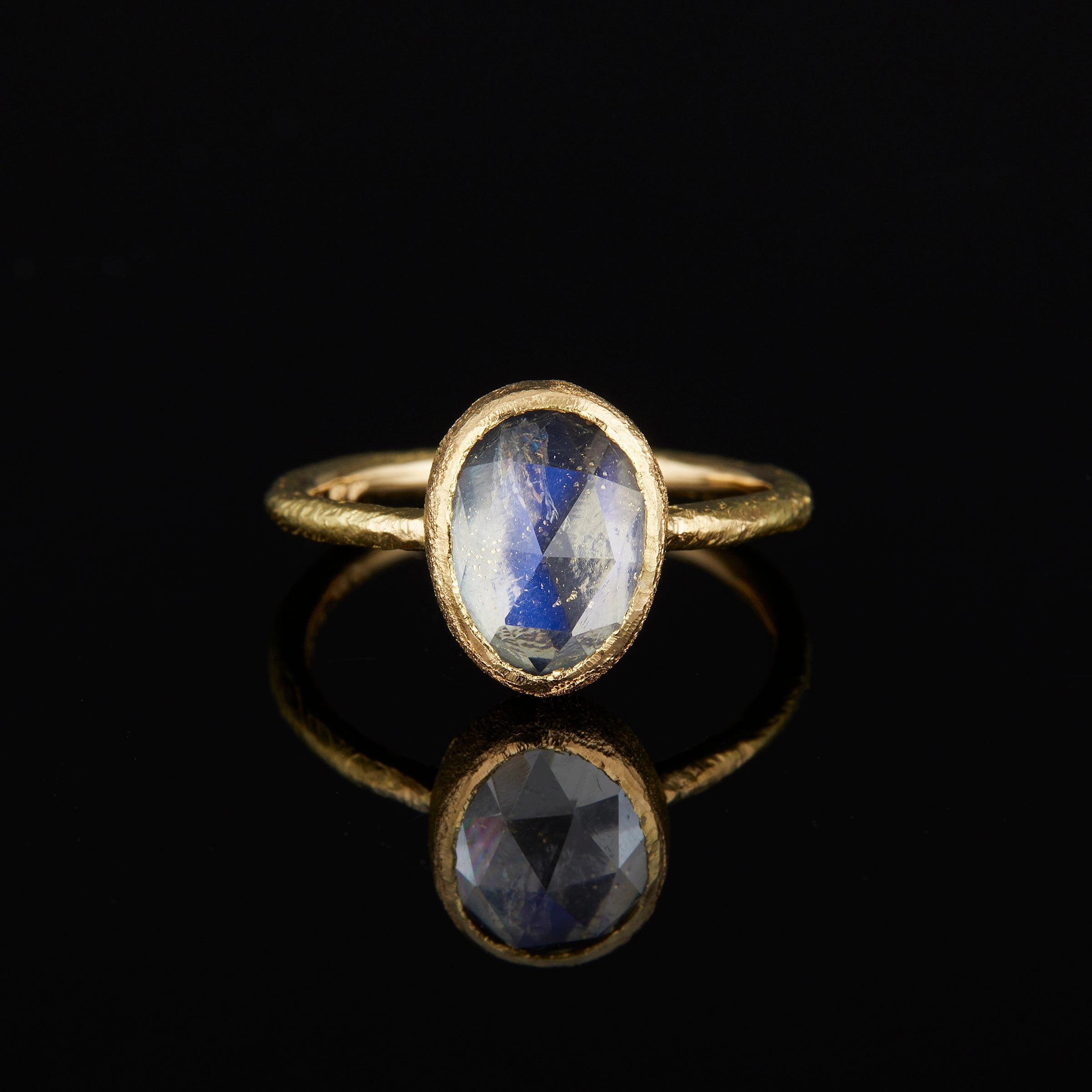 2.41 Carat One-of-a-Kind Rainbow Moonstone Ring | RMR29-OOAK
