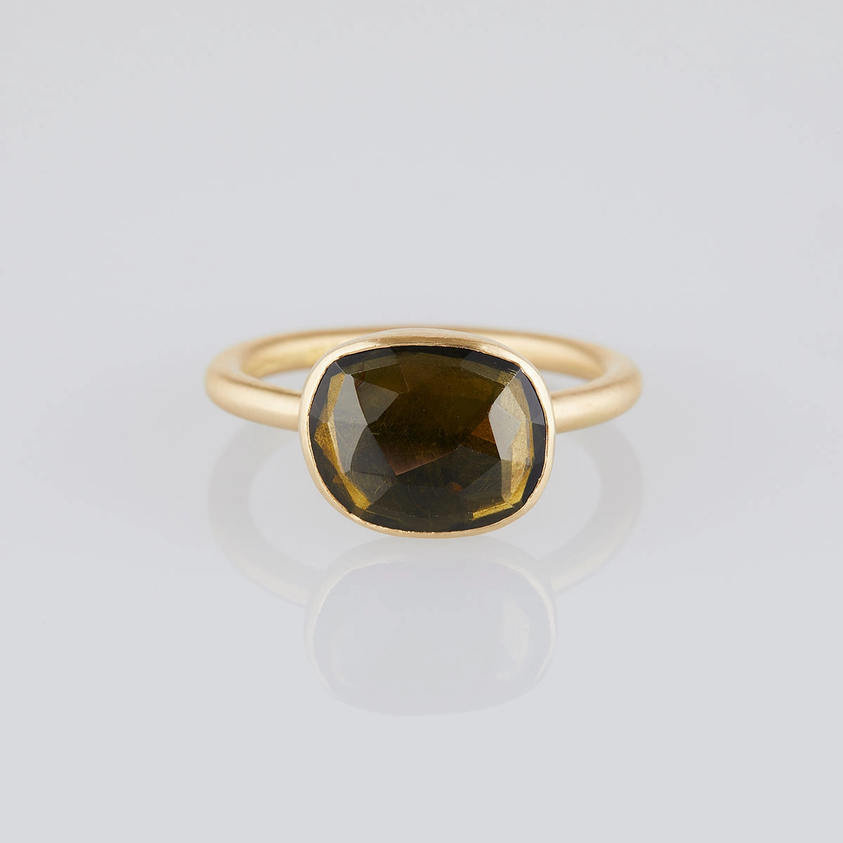 2.47 Carat One-of-a-Kind Olive Tourmaline Ring | TR85-OOAK