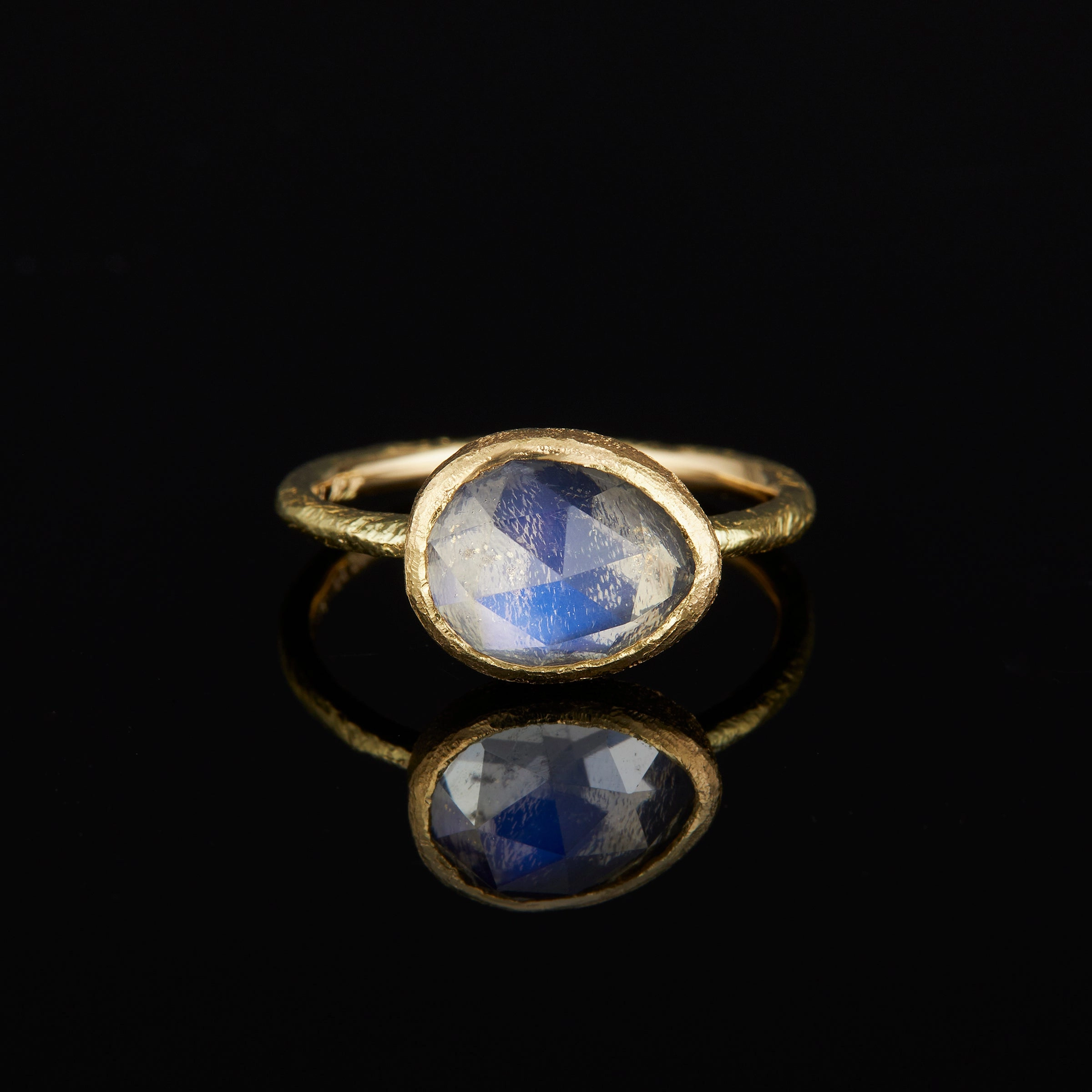 2.68 Carat One-of-a-Kind Rainbow Moonstone Ring | RMR30-OOAK